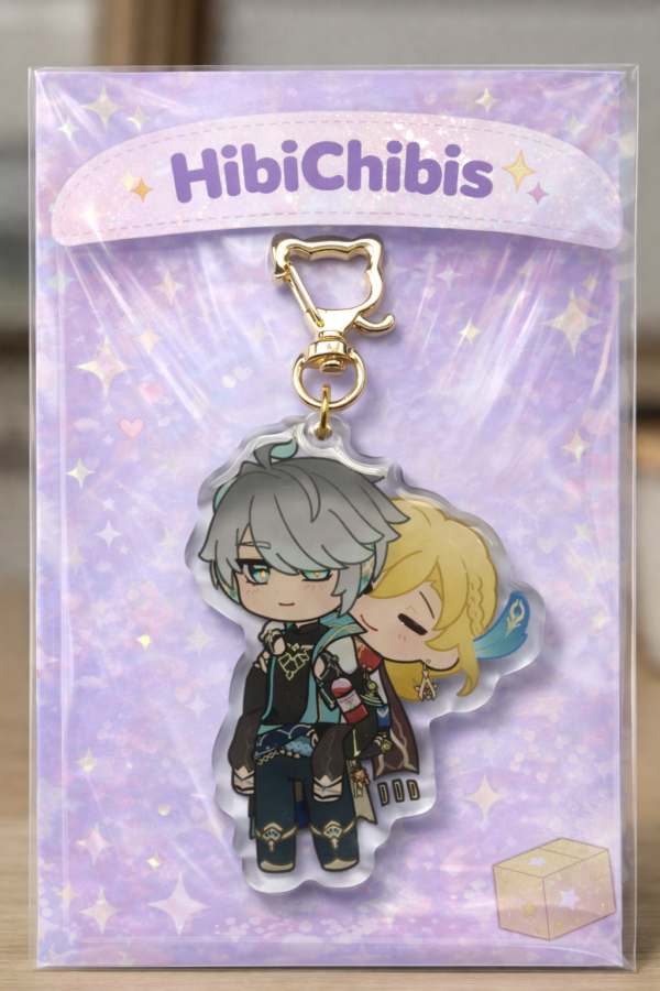 Alhaitham and Kaveh - Keyring