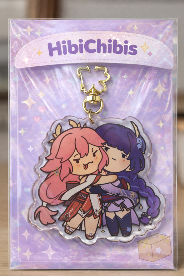 Ei and Miko - Keyring